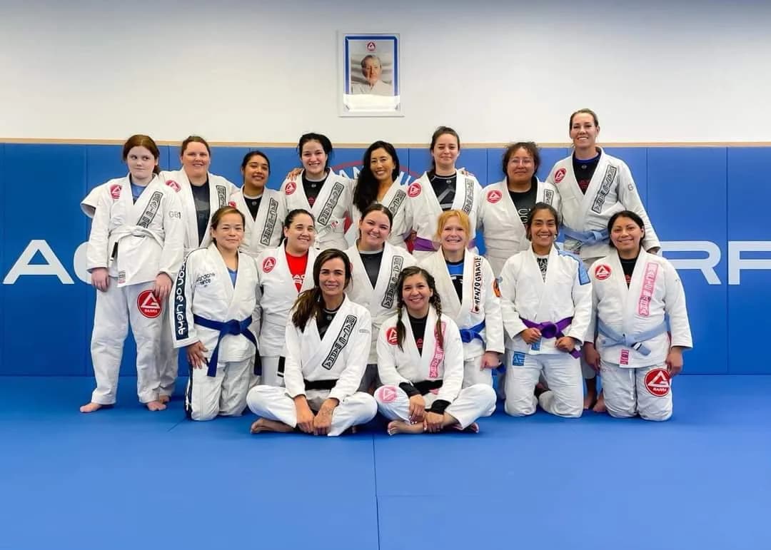 Women's Brazilian Jiu-Jitsu class at Gracie Barra Calallen in Corpus Christi